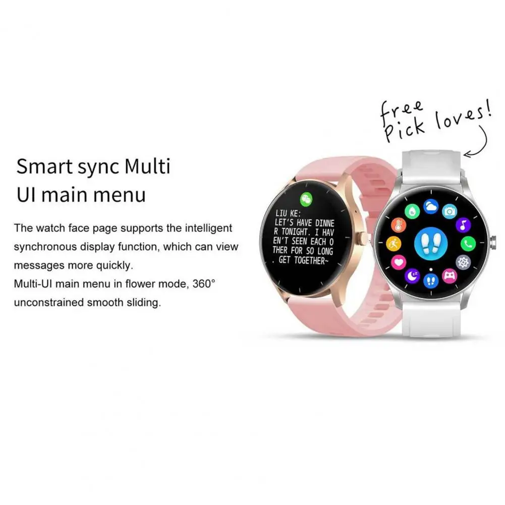 

Модные Смарт-часы RAM 256KB с датчиком здоровья, смарт-браслет TFT с зарядным кабелем, аксессуары для повседневной носки