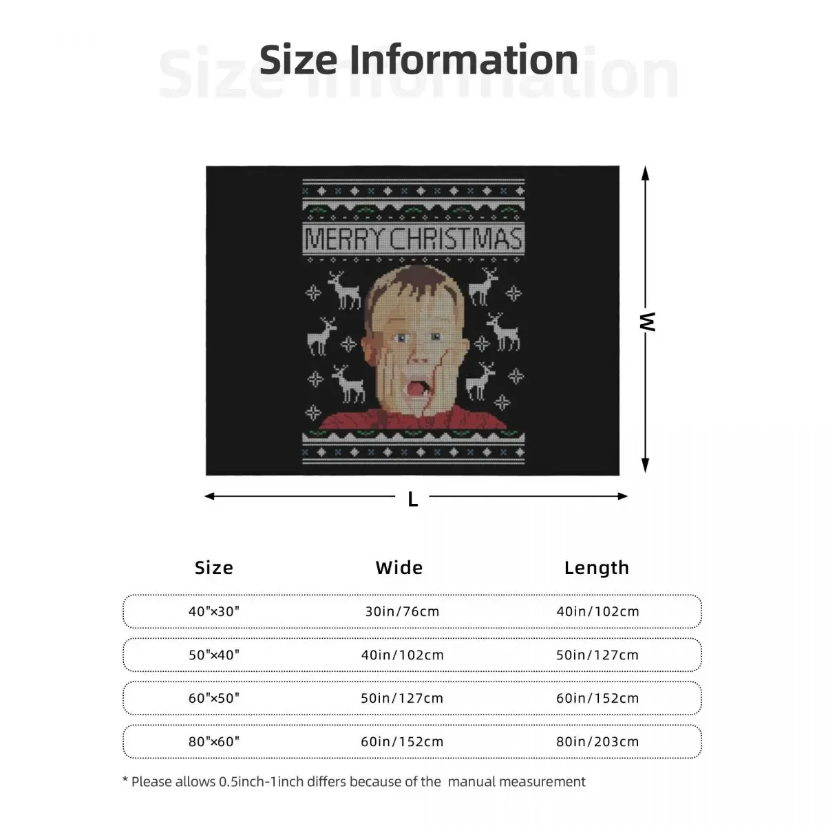 المنزل وحده تي شيرت المنزل وحده كيفن عيد الميلاد متماسكة رمي بطانية مضحك هدية بياضات السرير Vintage بطانيات هدية شخصية #6