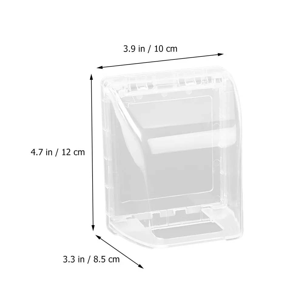 

2Pcs Wall Outlet Covers Waterproof Electric Outlet Receptacle Protectors for Bathroom Kitchen Living Room Plug Protection