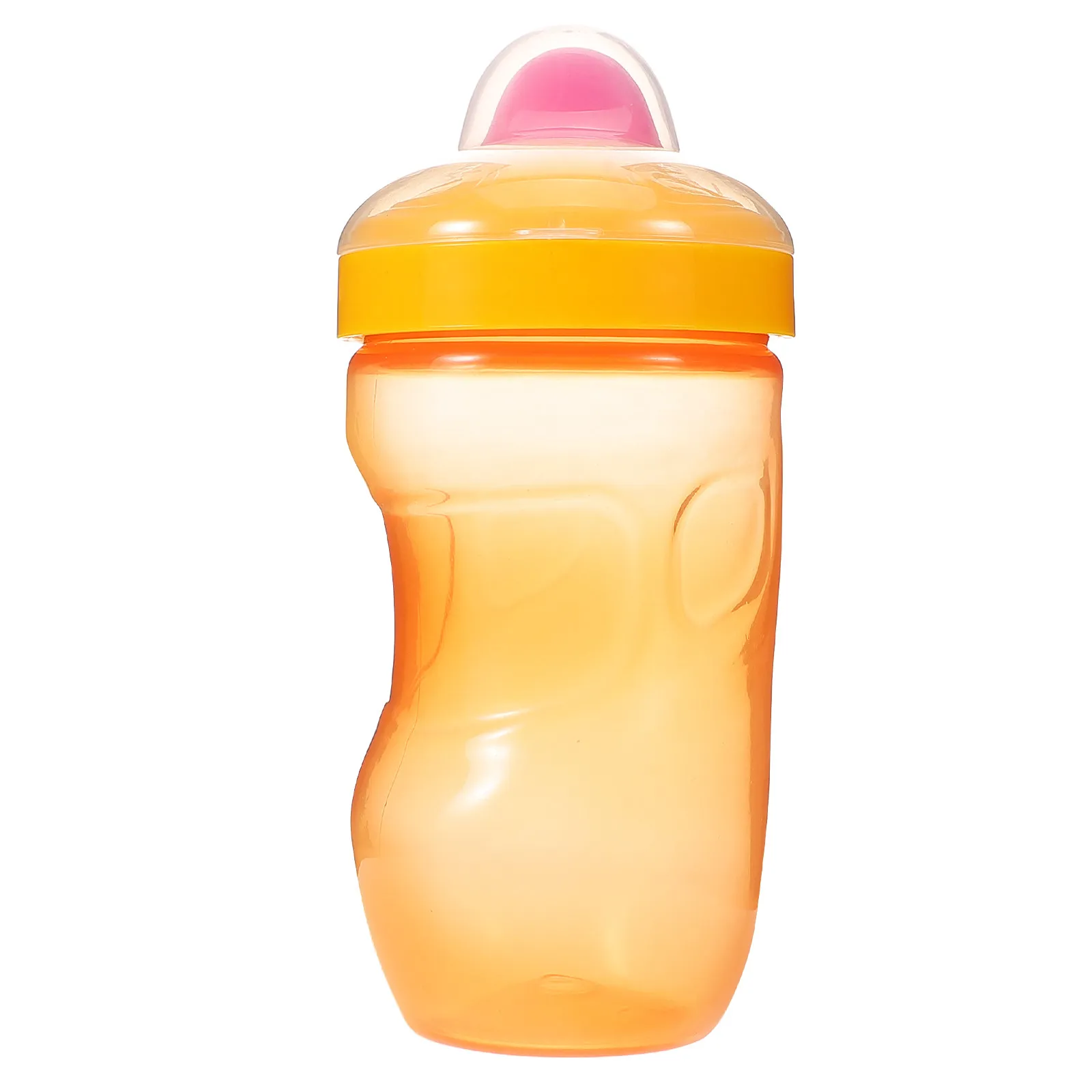 300 Ml Silicone Toddler Drinking Bottle Spill Proof Training Cup with Straw for Kids Ages 1-3 Reusable PP Material