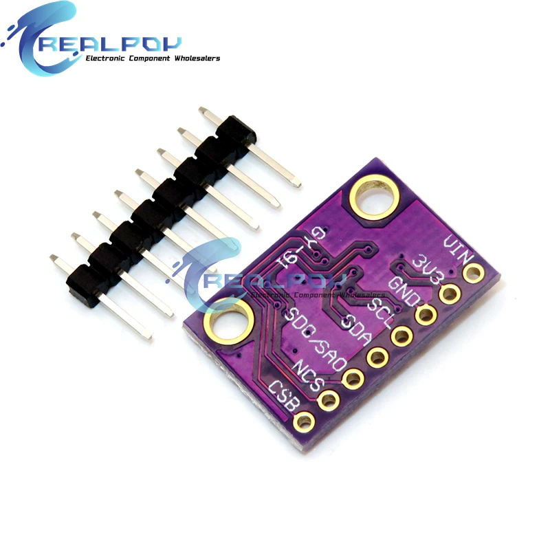 MPU-9250 MPU9250 BMP280 SPI IIC/I2C 10DOF Acceleration Gyroscope Compass 9-Axis Sensor Board Module GY-91 For Arduino 3-5V