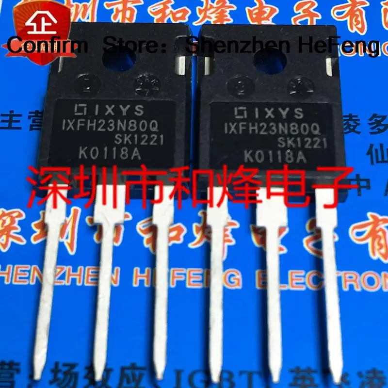 5PCS-10PCS IXFH23N80Q  TO-247 800V 23A   NEW AND ORIGINAL ON STOCK