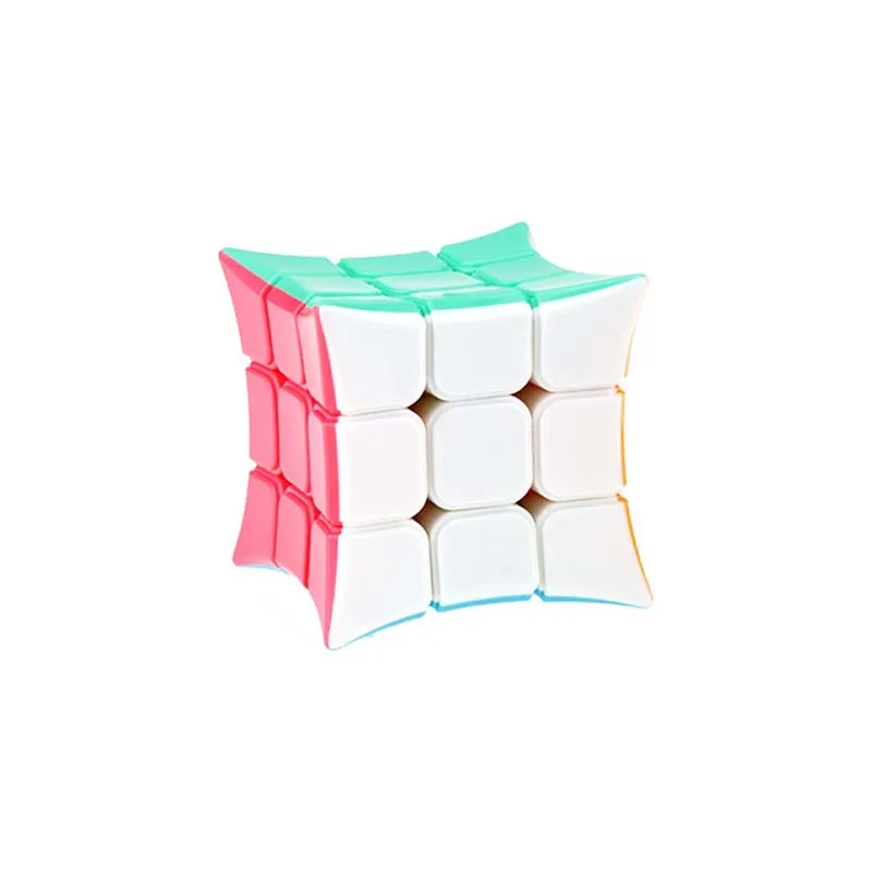 Yongjun Koning Hoek Jinjiao 3x3x3 Magische Kubus Macaron Kleur 3x3 Cubo Magico Educatief Speelgoed