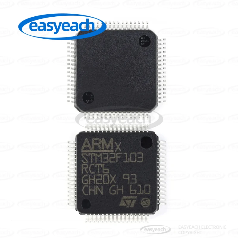 STM32F103RCT6 LQFP-64 ARM Cortex-M3 72 МГц 256 КБ Flash/32-битный микроконтроллер-MCU Микроконтроллер