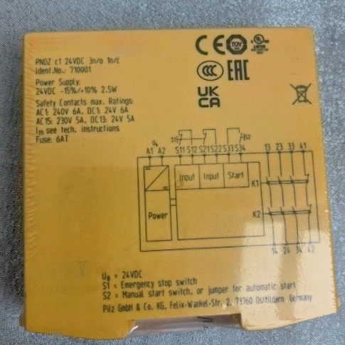 

Brand New Original 710001 Safety Switch Relay Module New 710002 Fast delivery