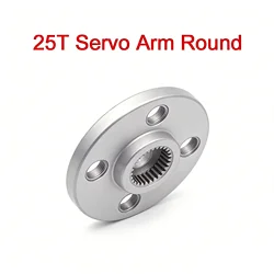 Freeship 10x Aluminum Metal 25T Servo Arm Round type Disc Metal Horns For DS3218 DS3115  Futaba ACE Robot