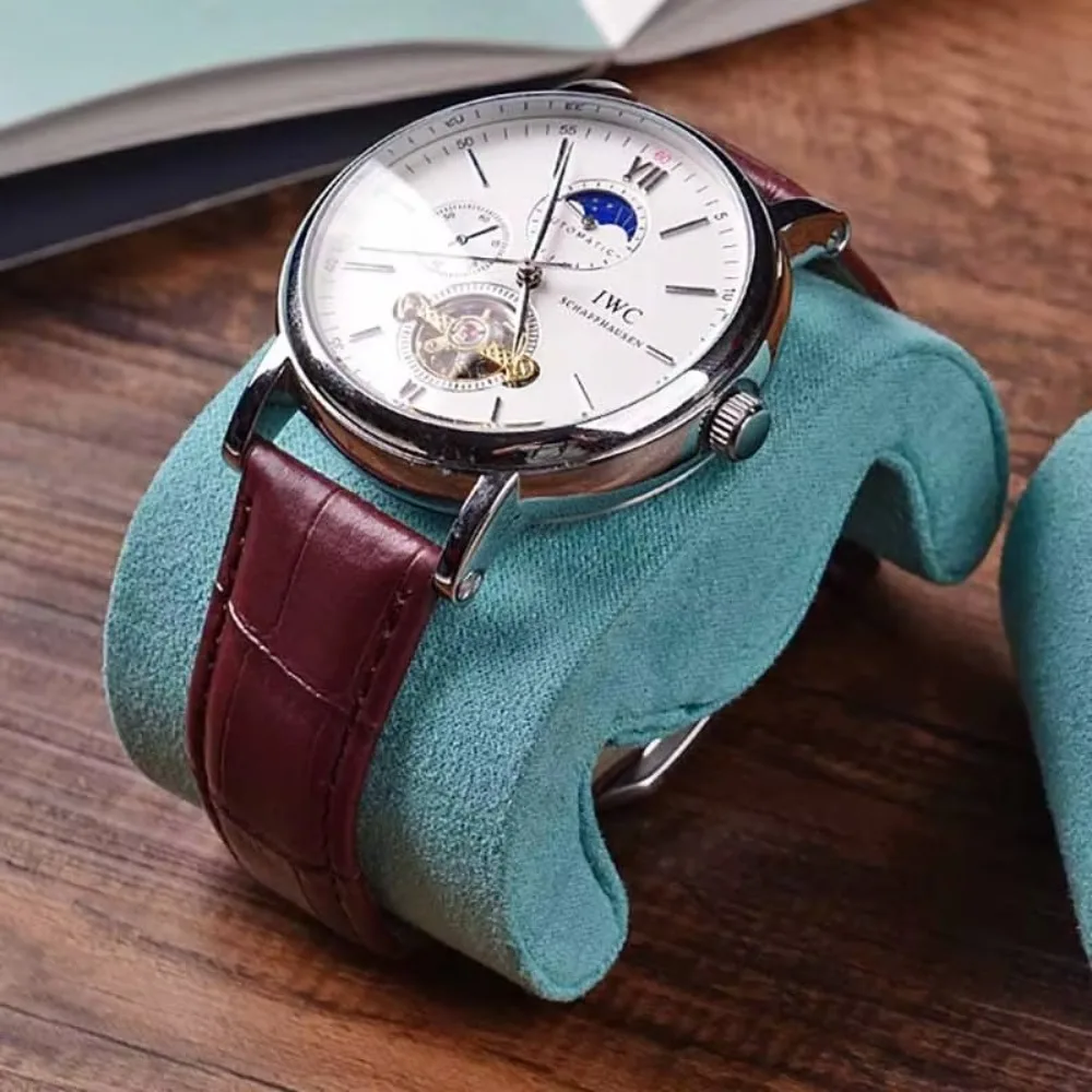 Soft Suede Velvet Watches Storage Pillow Fixed Multi Functional Fixed Pillows Display Wristwatch Cushion Watch