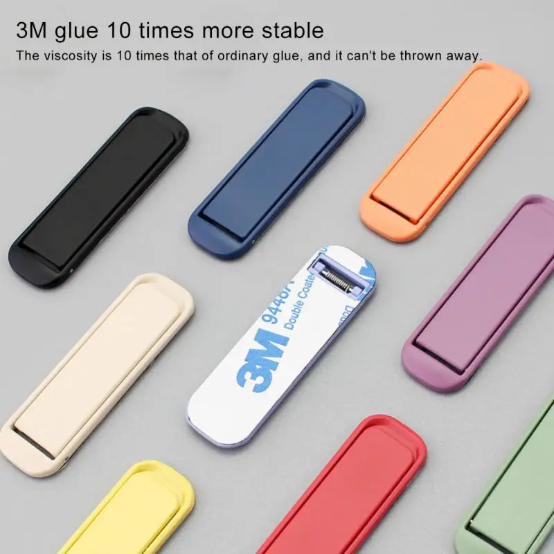Metal mobile phone support aluminum alloy desktop support multifunctional men and women lazy people paste hidden folding support