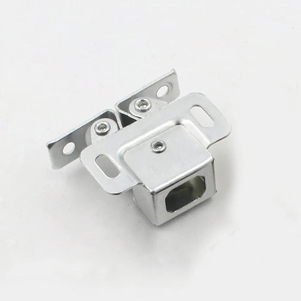 

8pcs Double Wheel Spring Cabinet Catch Heavy Duty Steel Hidden Latch For Rv Drawer Closure Ball Catcher To Hold Door Closed
