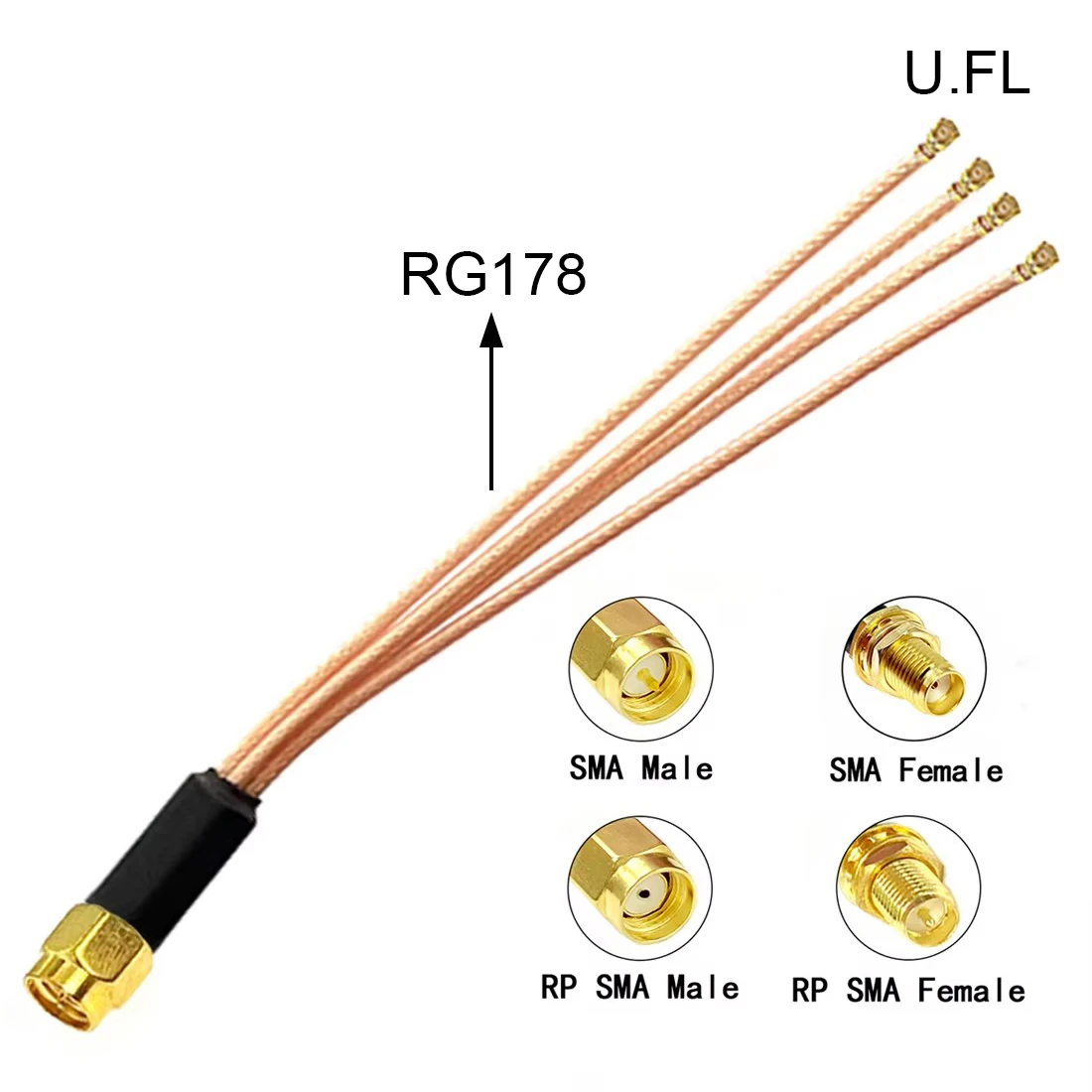 1PCS Rf/Rp Sma Male… - image