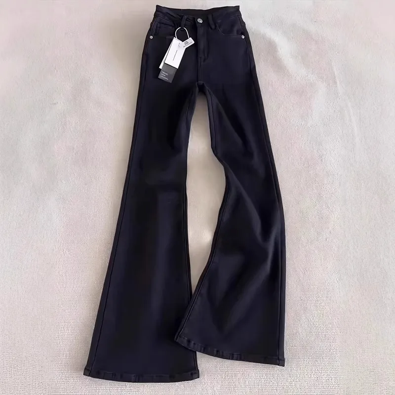 

Bla Slim Fit High Waist Knife American Retro Sle Men's Jeans Casual Straight Leg Cotton Polyester Blend Denim