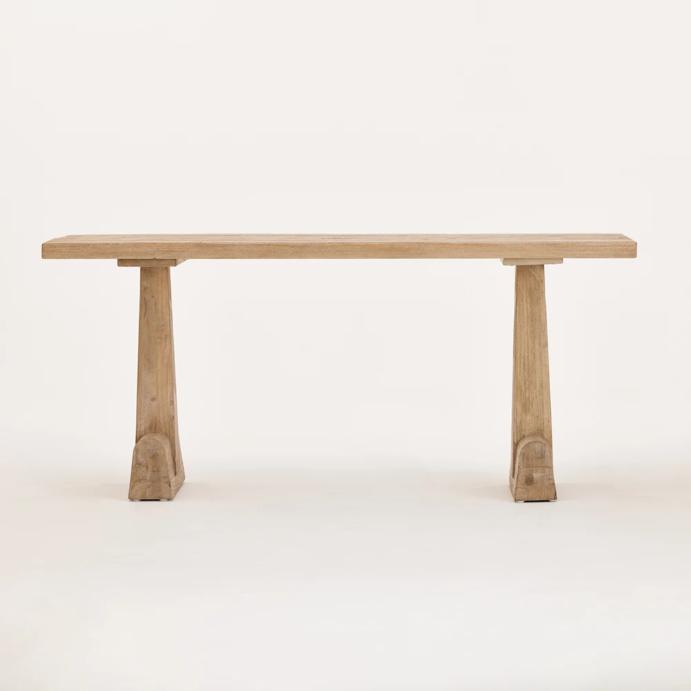 

Oriental Modern Minimalist Solid Wood Console Table Home Furniture for Living Room and Kitchen Modern-style Villa Decoration