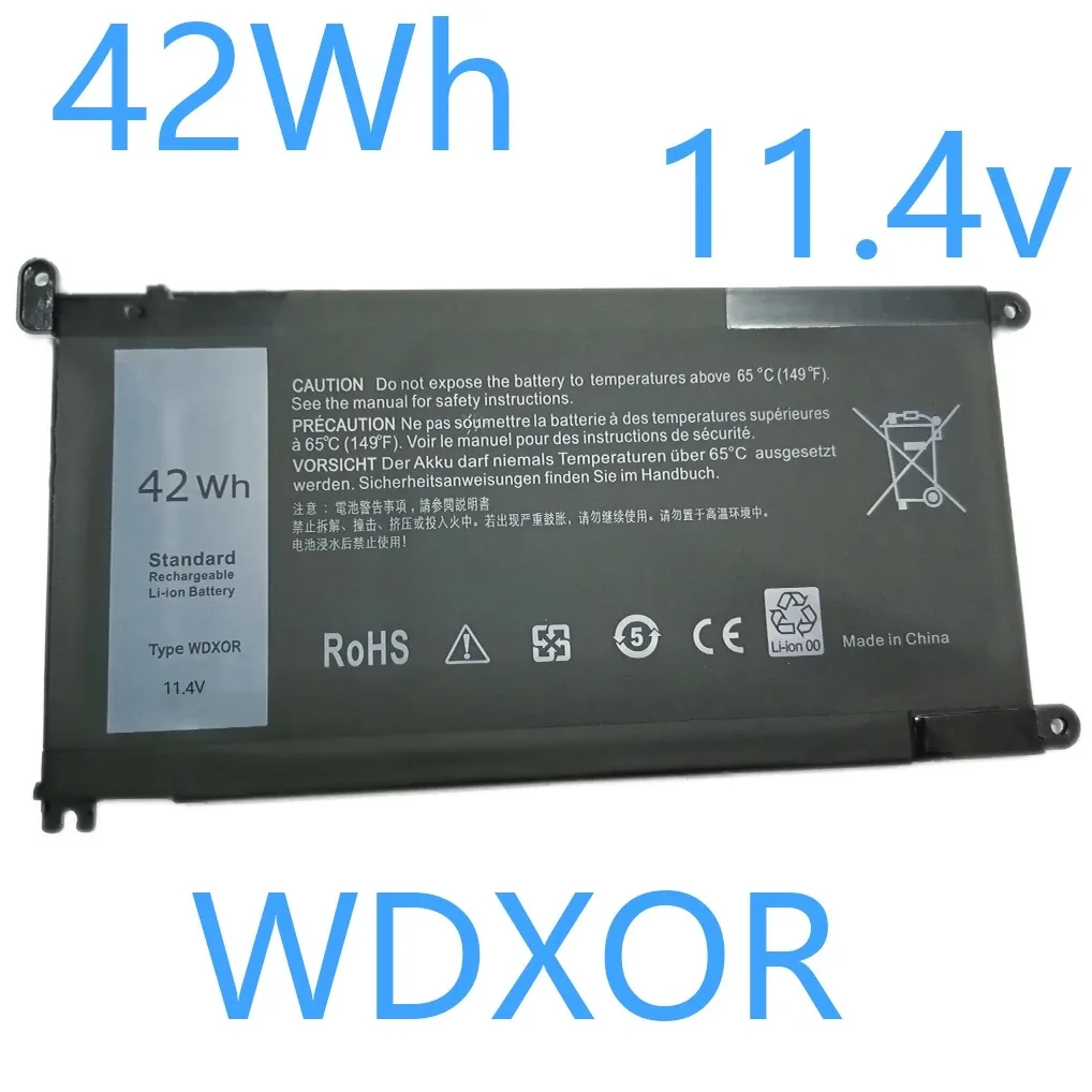 WDXOR Battery for Dell Inspiron 14 15 17 Series 5368 5378 5379 5468 5567 5568 5579 5767 5770 7378 7460 7472 7560 7570 P69G