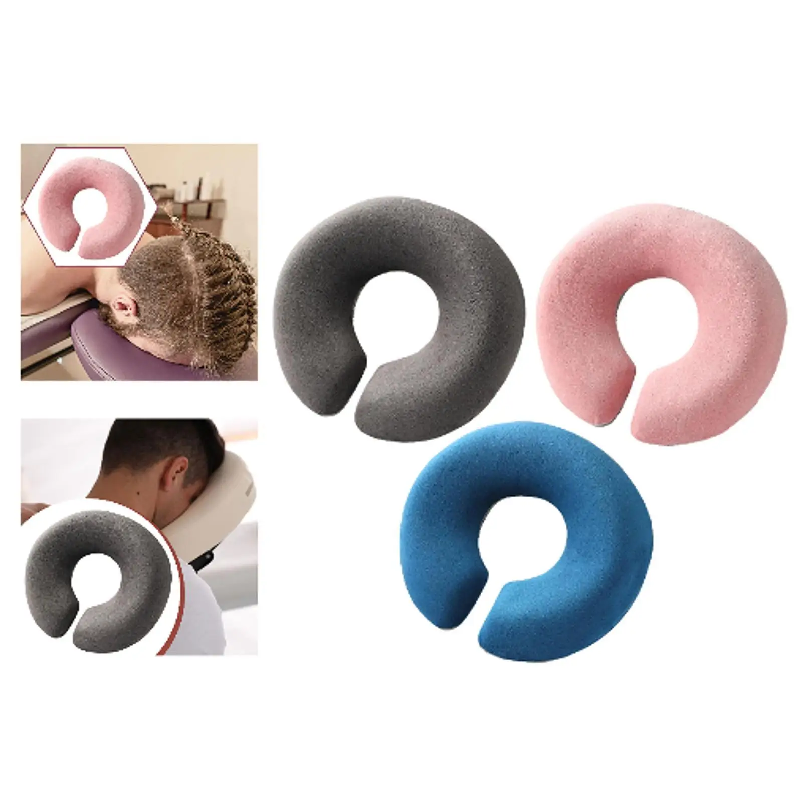 

Face Down Pillow Comfort Versatile Ergonomic Breathable Memory Foam Massage Pillow for Rest Home Beauty Salons Relaxation Travel