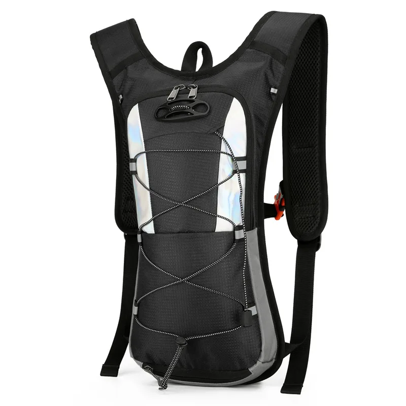 Cycling Hydration Backpack Lightweight Waterproof Bike Running Daypack Helmet Net Water Bladder Rucksack