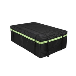 Cargo Bag Car Roof Cargo Carrier with Night Reflective Strip Universal Luggage Bag Storage Cube Bag for Travel Camping