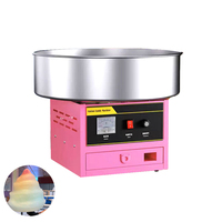 110V/220V Commercial Sweet Cotton Candy Maker Electric Automatic Marshmallow Flower Fancy Candyfloss Sugar Floss Machine Us Eu