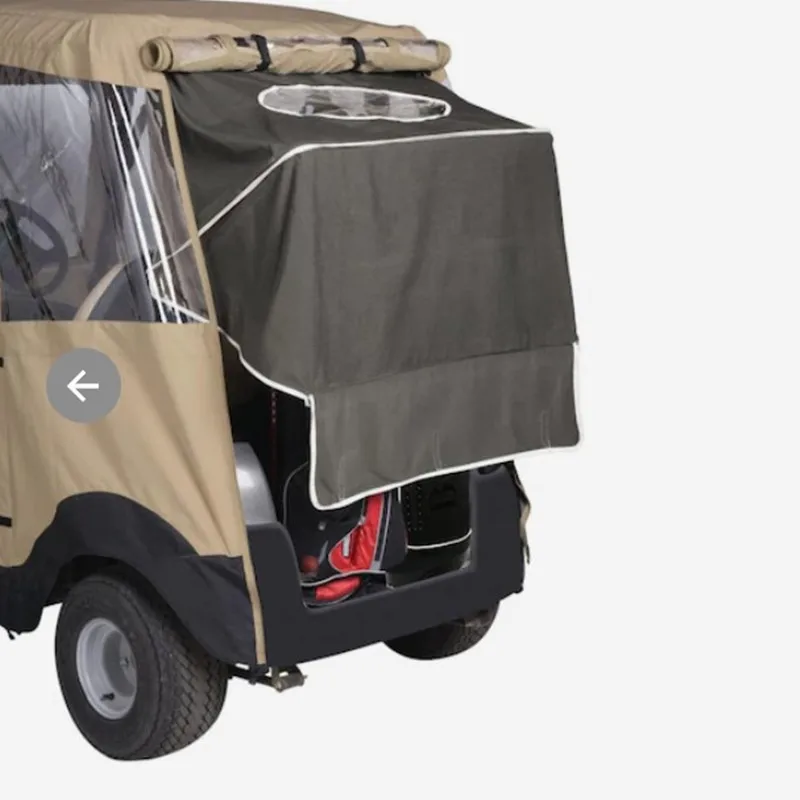 Hot Sales  600D Waterproof Golf Cart Bag Cover Universal Fit for Most Brand 4-Passenger Golf Carts Made of Durable Plastic