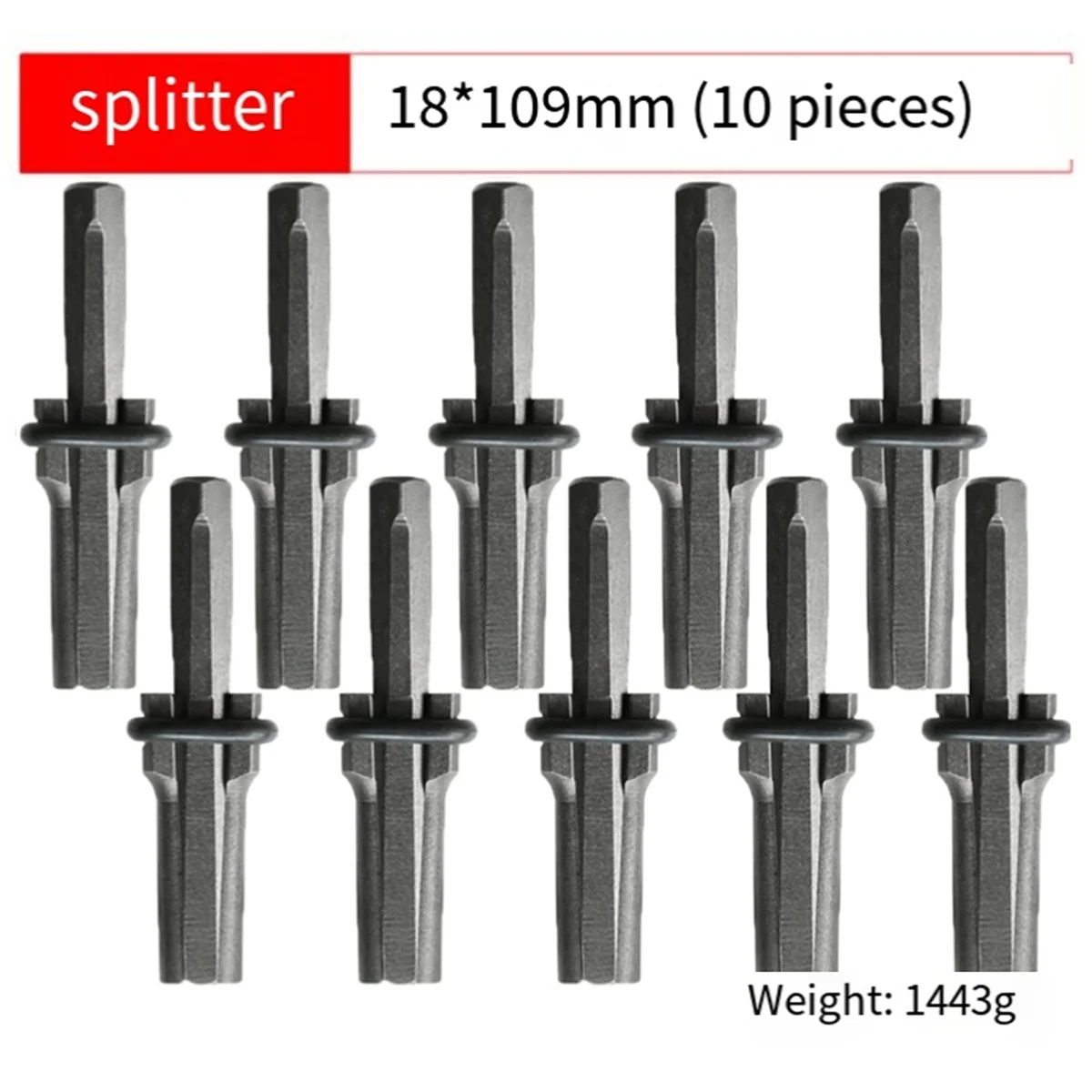 

A002 Rock Splitter, каменное долото, карьерный клин, сверхмощный инструмент для раскалывания камня для бетона, мрамора, 10 шт.