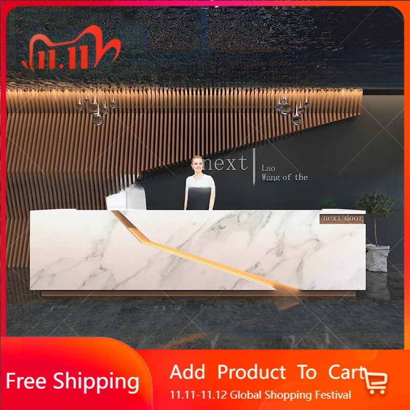 

Organizers Luxury Reception Desk European Garden Consable Cashier Reception Desk Modern Executive Mostrador Unique Furniture