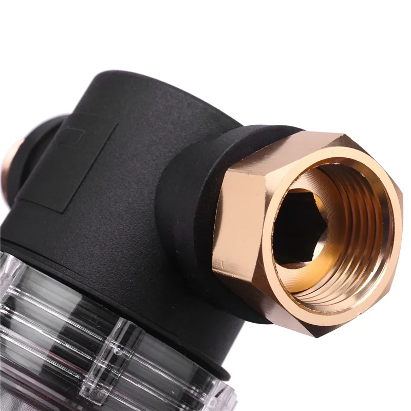 【Popular】Sediment Filter Attachment Garden Hose Inlet Pressure Washer For Outdoor Gardening Water (100 Mesh Screen) + Extra 100M