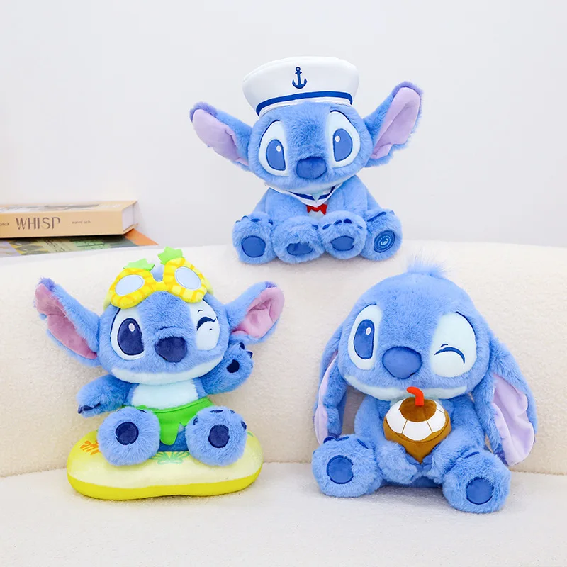 

Miniso Kawai Stitch плюшевая кукла сумка через плечо плюшевая кукла стежка рюкзак кукольная сумка подвесной брелок подарок на день рождения для девочек