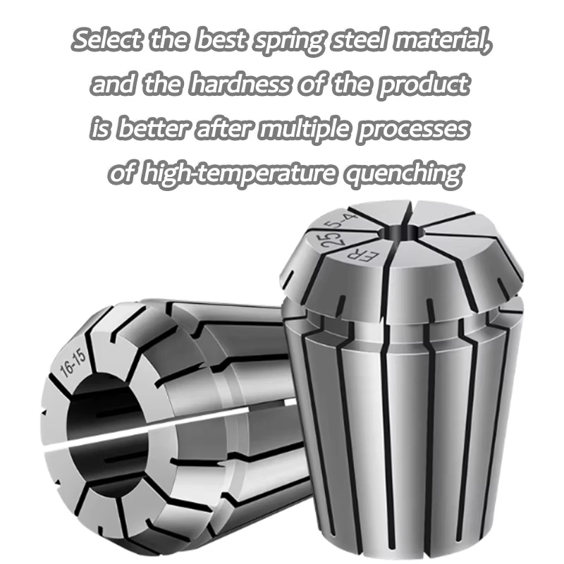 1pcs CNC Collet ER20 ER25 ER32 ER40 ER50 High Precision Collet Chuck For Milling Engraving Machine High Precision Spring Collet