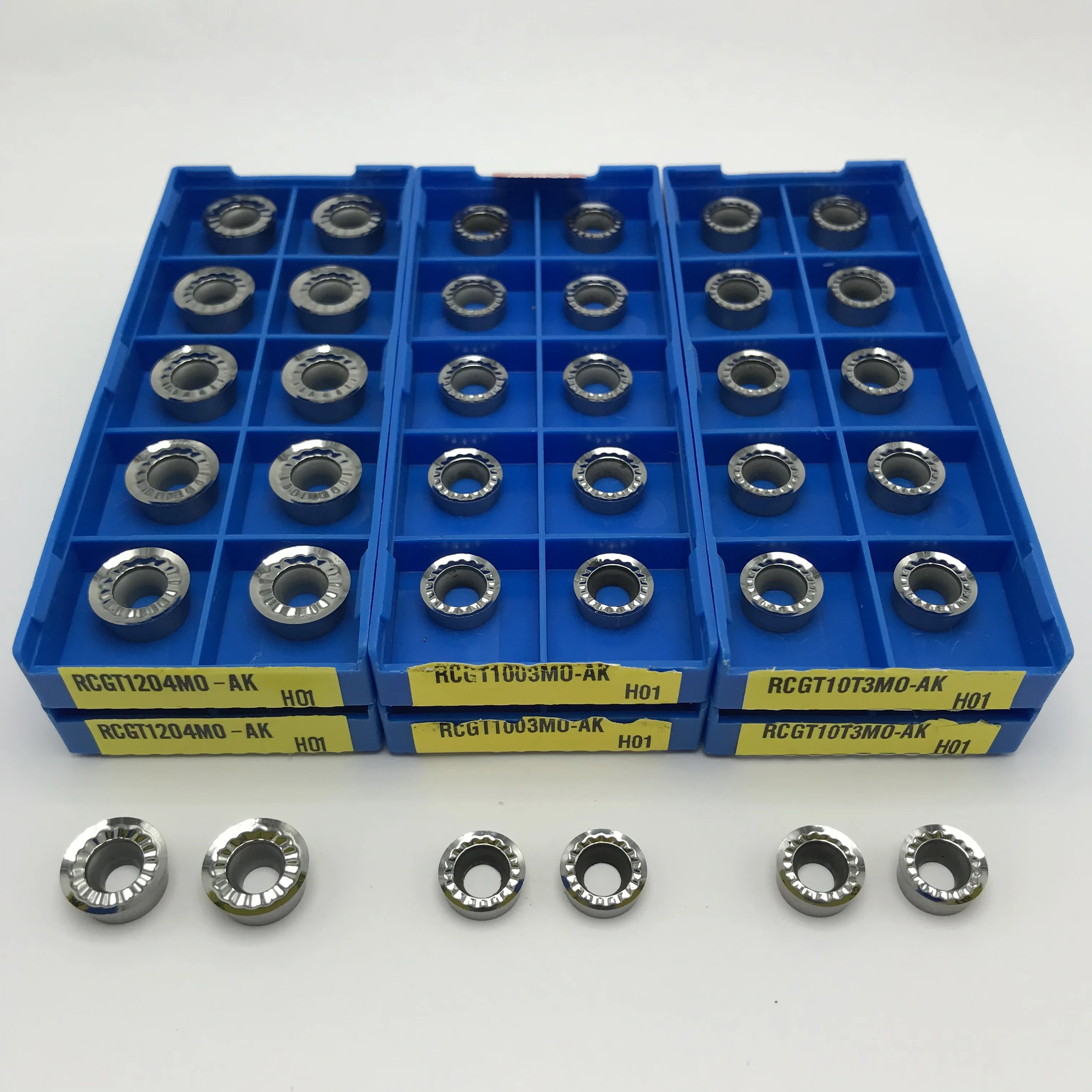 RCGT0803 RCGT1003 RCGT10T3 RCGT1204 Aluminum Turning Tool  Indexable Milling Inserts Lathe Tool Copper and Aluminum Processing