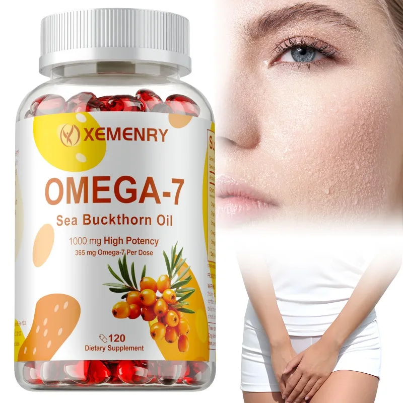 

OMEGA-7 Sea Buckthorn Oil - Supports Skin, Cardiovascular, Digestive and Liver Health, Boosts Energy, Immunity, Antioxidant