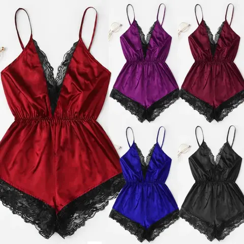sexxy Lingerie Sleepwear Sling Silky Comfortable Nightwear Womens Silk Satin Sleeveless Robe Kimono Robe Short Bathrobe Pajamas
