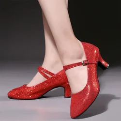 Ballroom Sneakers Latin Dance Shoesindoor/outdoor  Woman Soft Bottom Dance Shoes Modern Jazz Tango Dancing Shoes Closed Toe