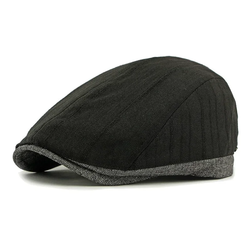 Spring and Summer Polyester Print Newsboy Caps Men Flat Cap Women Painter Beret Hats 79