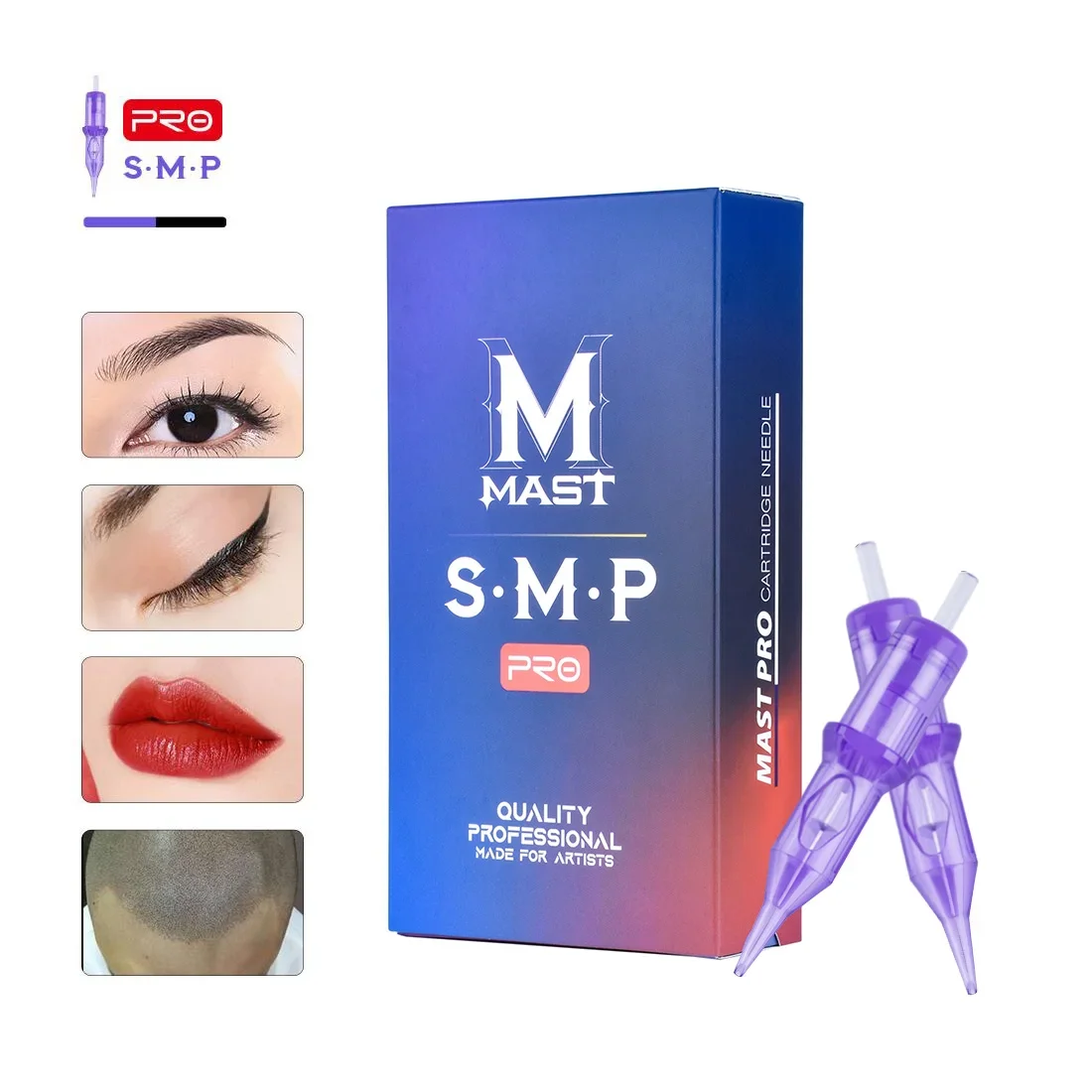 Mast Tattoo PRO SMP&Permanent Cartridge Tattoo Needles Micropigmentation Make-Up Eyebrows Eyelinver Lips Microblading