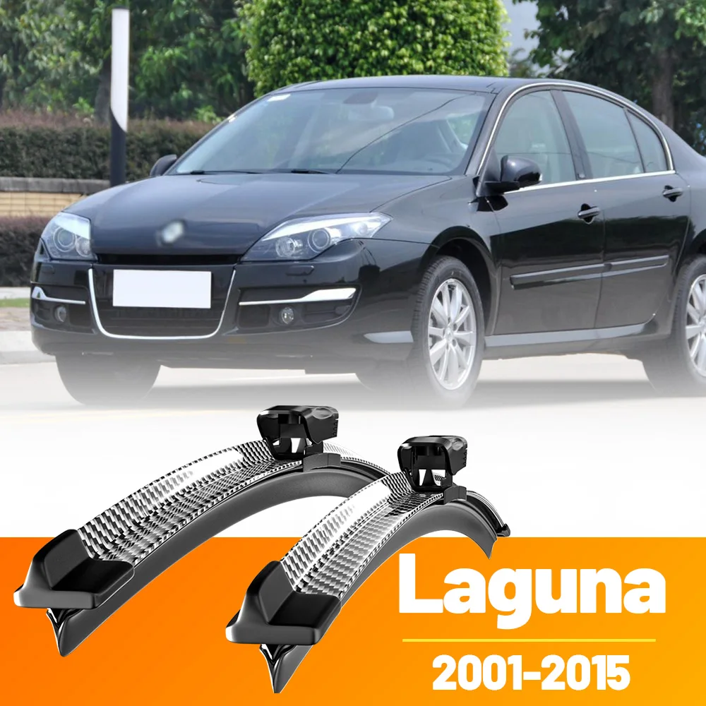

2pcs Front Windshield Windscreen Wiper Blades Carbon Fibre Wipers For Renault Laguna 2 3 2001-2015 2004 2006 2007 2008 2013 2014