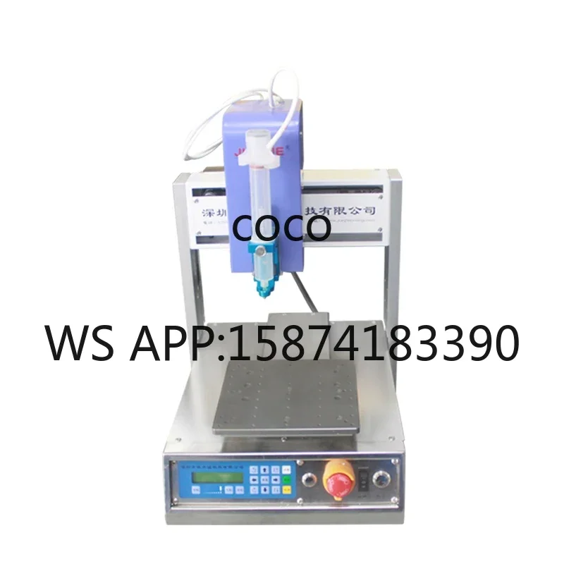 500500150 Size Three-axis Synchronous Belt Glue Dispenser Machine 500mm Working Stroke