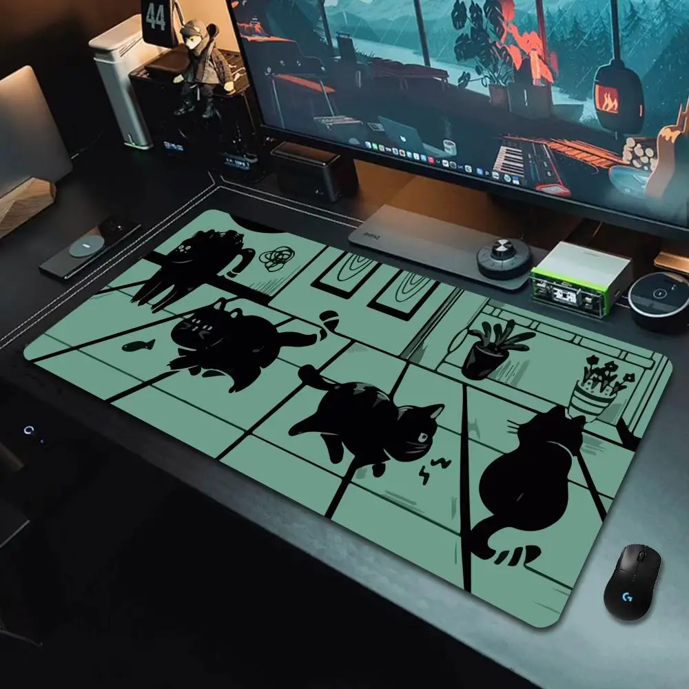1 pçs mouse pad tamanho grande mouse pad xxl teclado de borracha mouse tapete anti-deslizamento gamer mouse pad portátil escritório em casa mouse cobertor