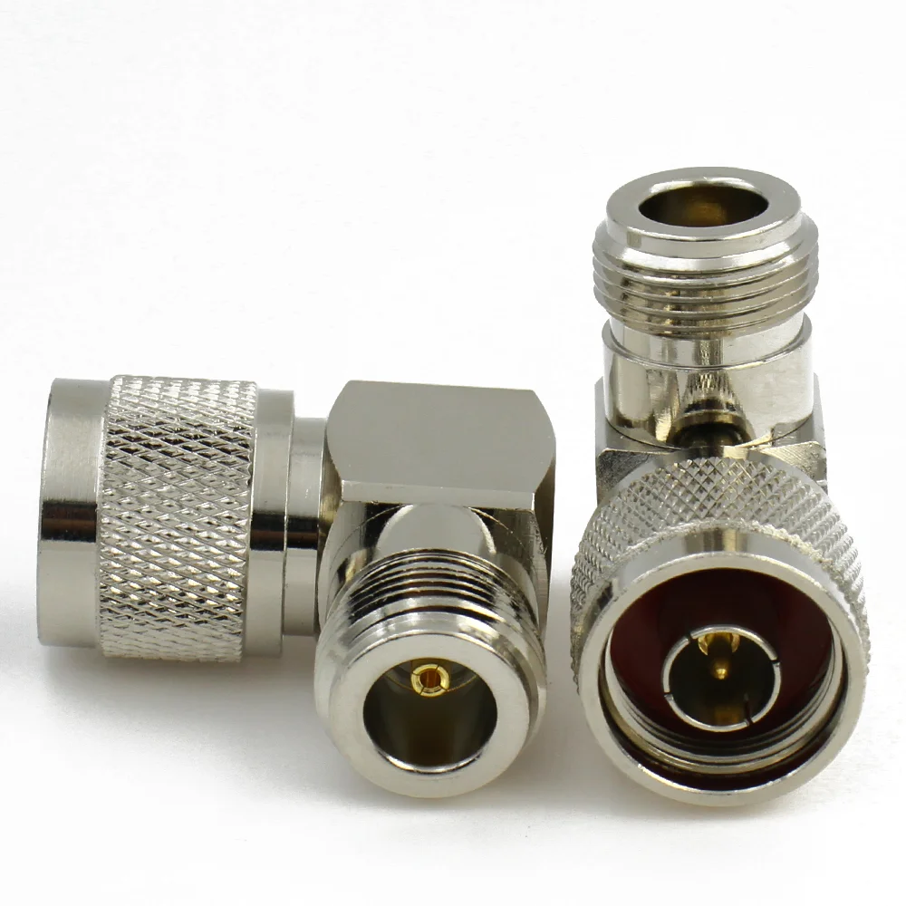 L16 N Male to N Male Right Angle Connector N Male Plug to 2xN Female Jack T Type RF Adapter Fast Delivery High Quality 50ohm