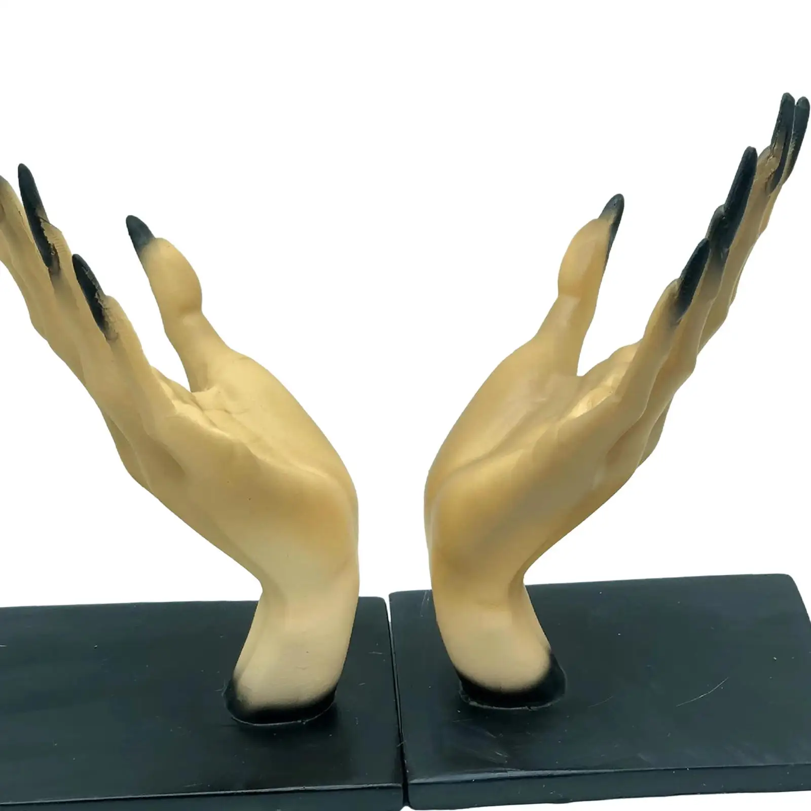 

Witch Hand Bookends Hand Ornament Halloween Decoration Hand Bookend Witch Hand Bookshelf for Living Room Home Desk Office Decor