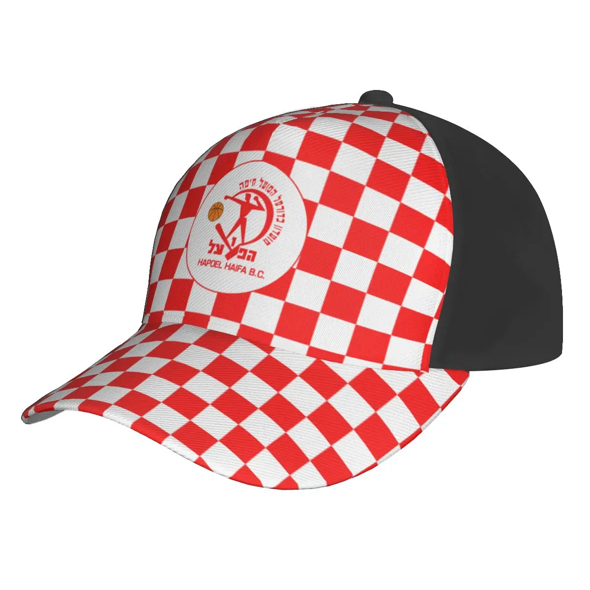 Israel Hapoel Haifa Bc Printing Athletic Baseball Cap Dad Hat Ball Hat Cowboy Hat Beach Sun Hat