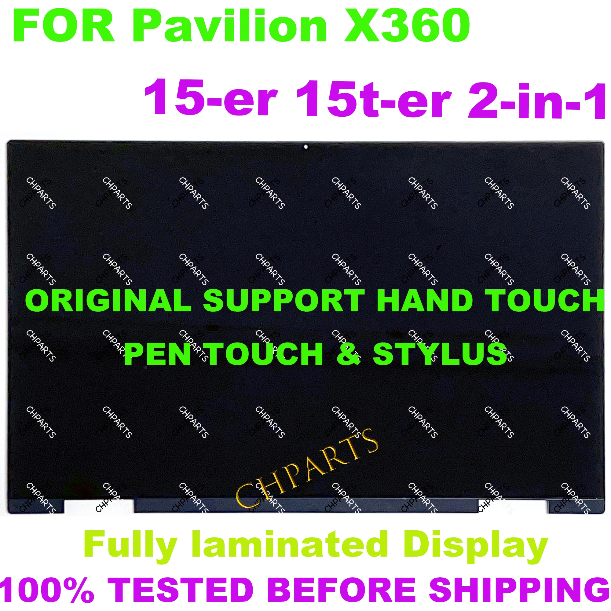 para hp Pavilion X360 15-er 15-er0007ur 15-er0003nb 15-er0996nz Display Lcd Montagem da Tela de Toque L73065-jd1 15.6 1080p
