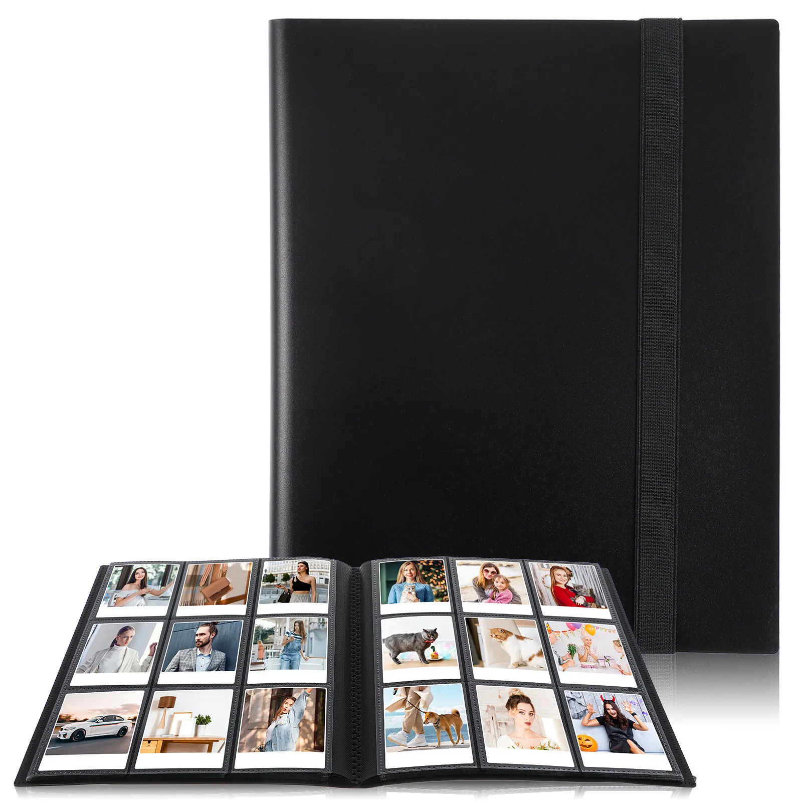 

Trading Card Binder Album for Sports Cards Football Baseball Basketball Cards Organized Protection PP Material Multi-Slot Pages