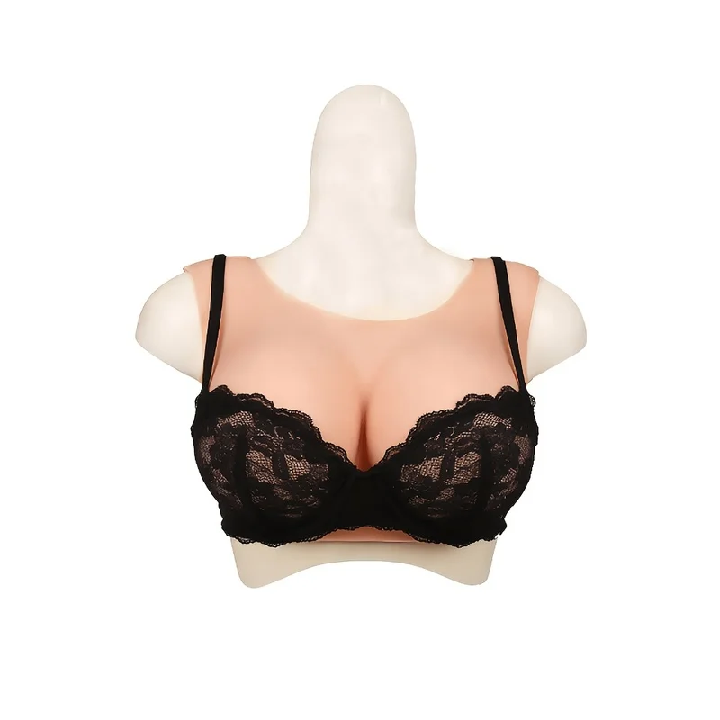 Fake Breast Cup C D E G Silicone Bra Chest Plate Chest Mold Cosplay Chest Amplifier Mold, Suitable for Transgender Role-playing,