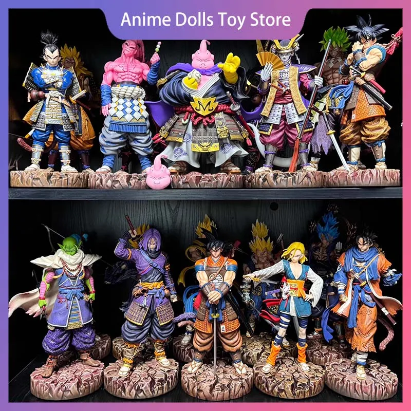 

Dragon Ball GK Фигурка Самурая Серия Beijita Goku Piccolo Buloli Freeza ПВХ Модель Игрушечная комната Настольный декор Коллекция Подарок