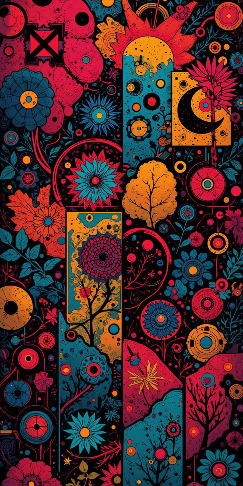 ElecStric Scooter Anti-slip Sticker Sandpaper Skateboard Grip Tape Sheet 60*30cm Abstract Texture Nebula Compass Pattern
