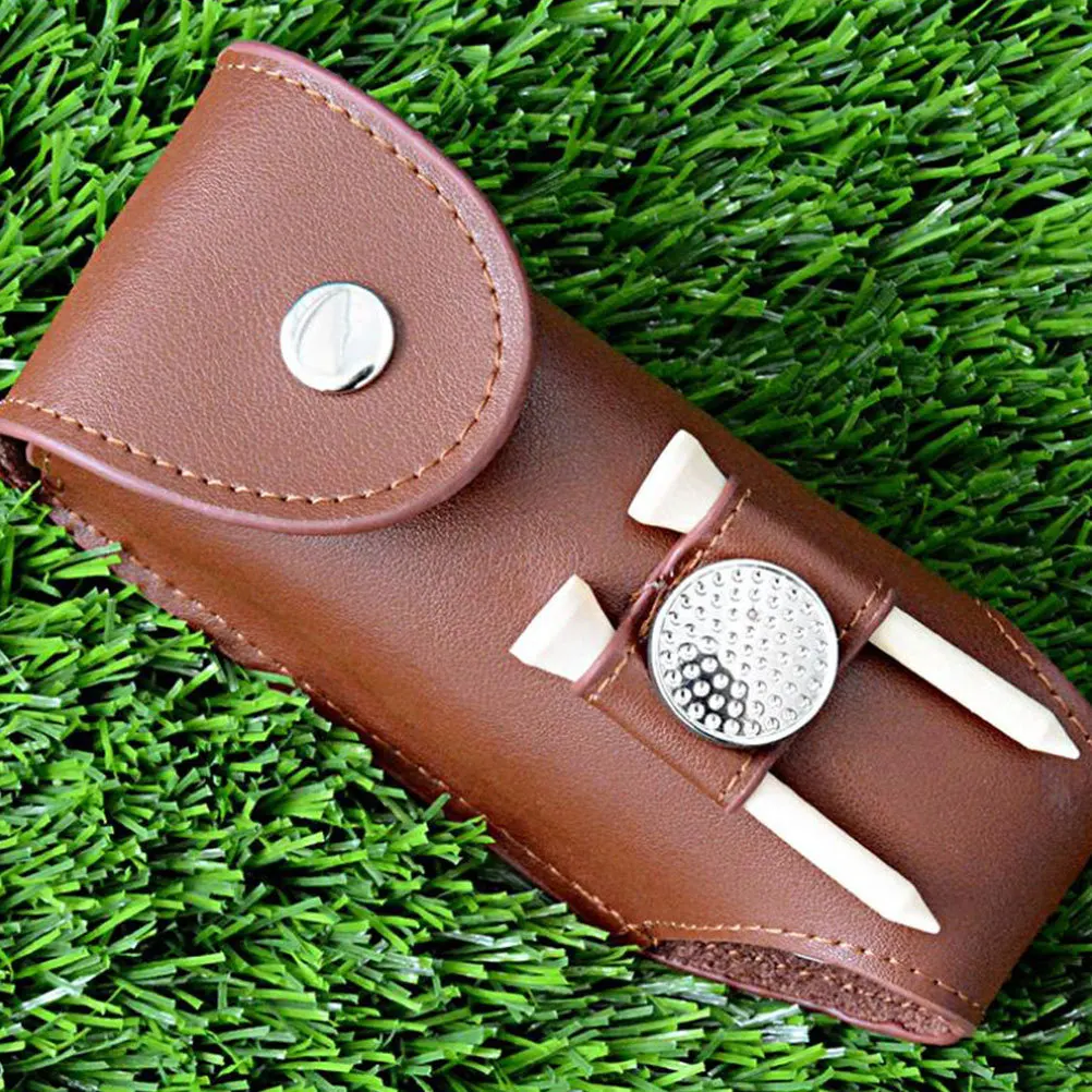 Wear-Resistant Reusable Professional Golf Ball Bag Portable Waist Storage Convenient Golf Tee Holder Professional Golfs Ball