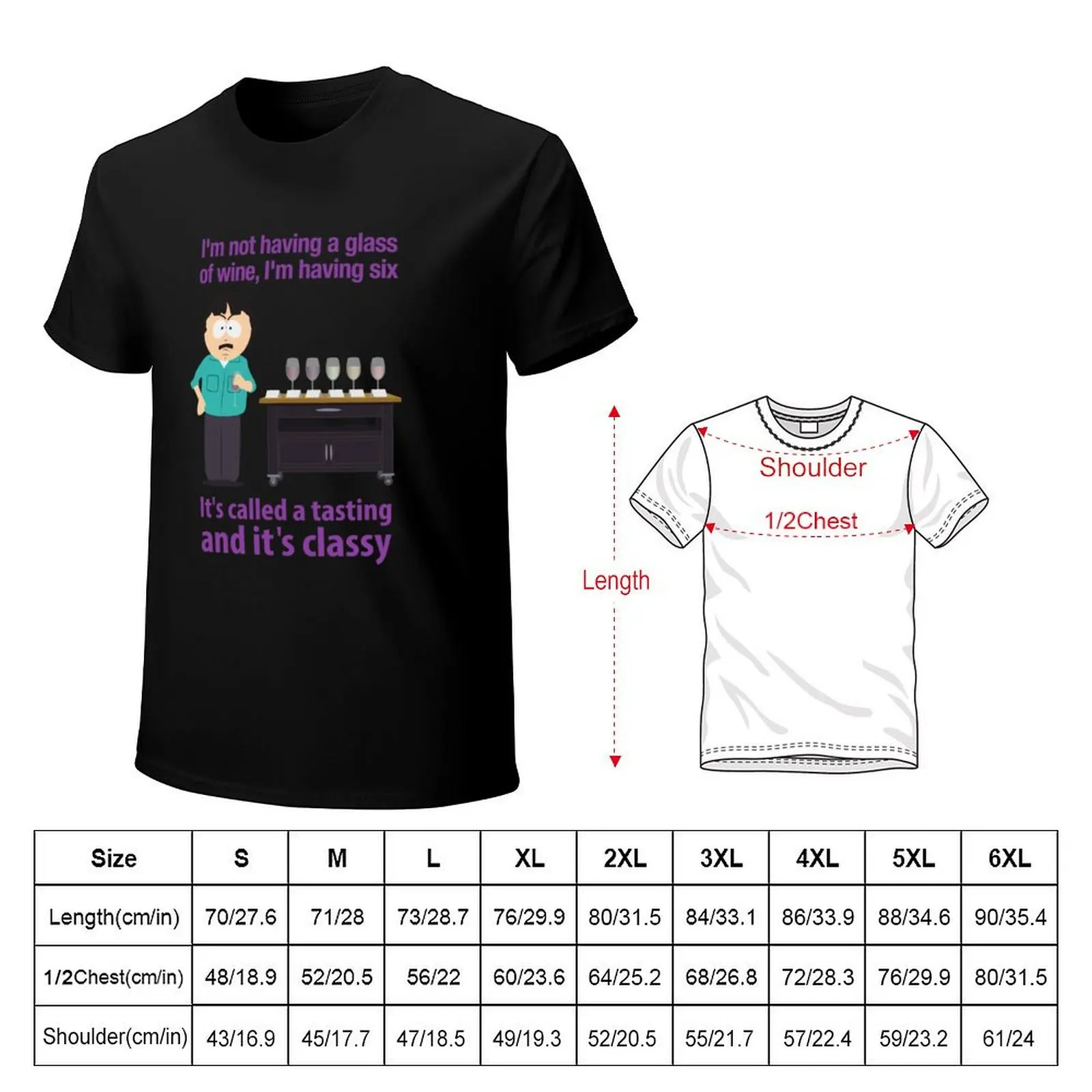 South Park Randy Marsh quote I&x27;m not having a glass of wine T-Shirt Performance Workout Short Sleeve Tee
