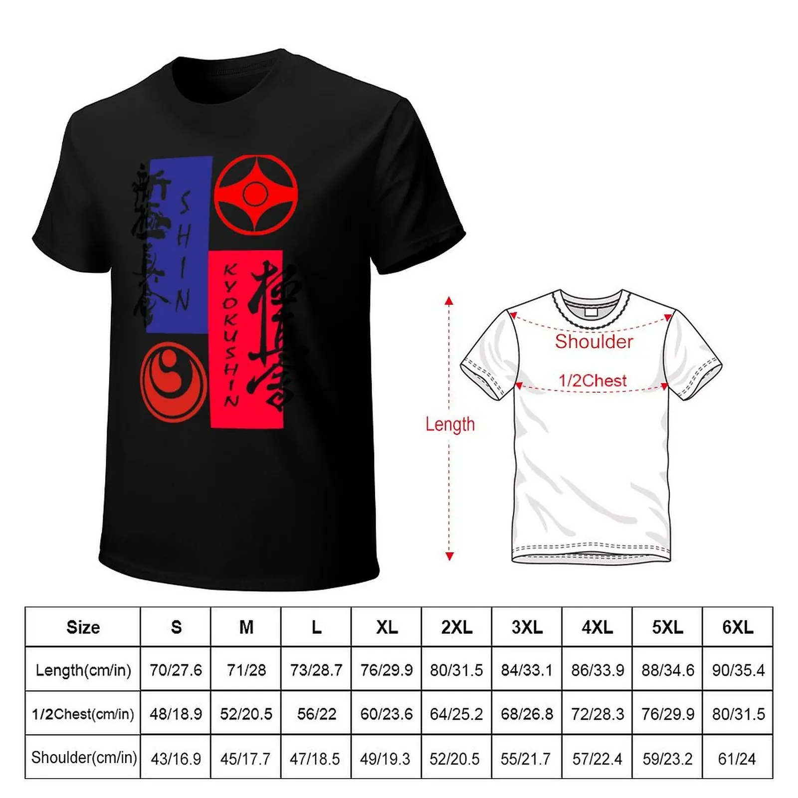 Kyokushin shinkyokushin T-Shirt man clothes sweat mens big and tall t shirts