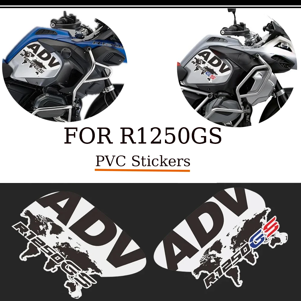 Motorcycle For BMW R1250GS R 1250 GS GSA ADV Adventure 2019 Tank Pad Gas Fuel Oil Kit Knee Protector PVC Stickers