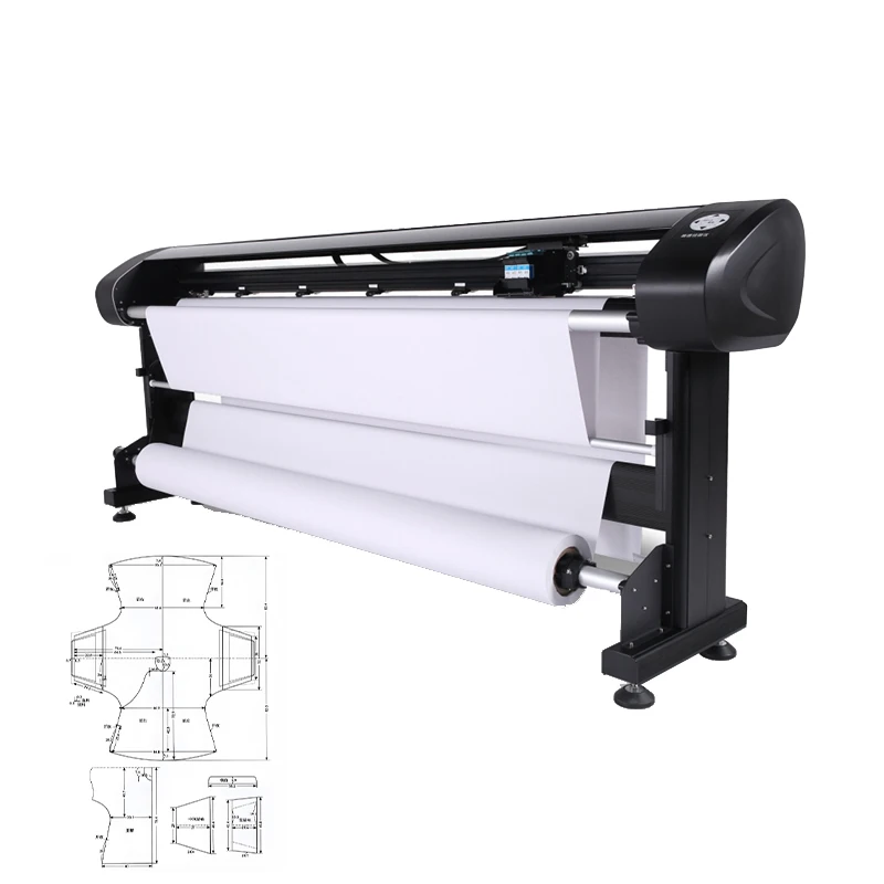 High Speed CAD Sticker Die Cutting Plotter Inkjet Paper Vinyl Garment Pattern Printing Plotter Cutting Machine