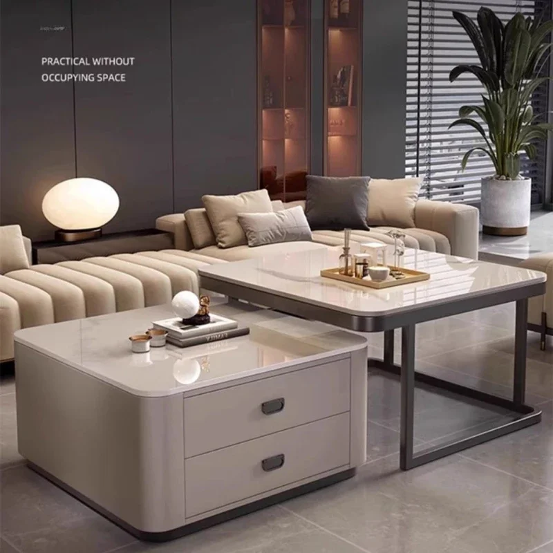 Modern Portable Side Table Designer Sedentary Center Tables For Living Room Nordic Coffee Table De Salon Round Coffee Table Home